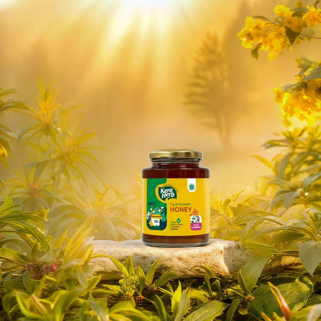 Natural Tulsi Honey - 100% Pure and Rich in Antioxidants