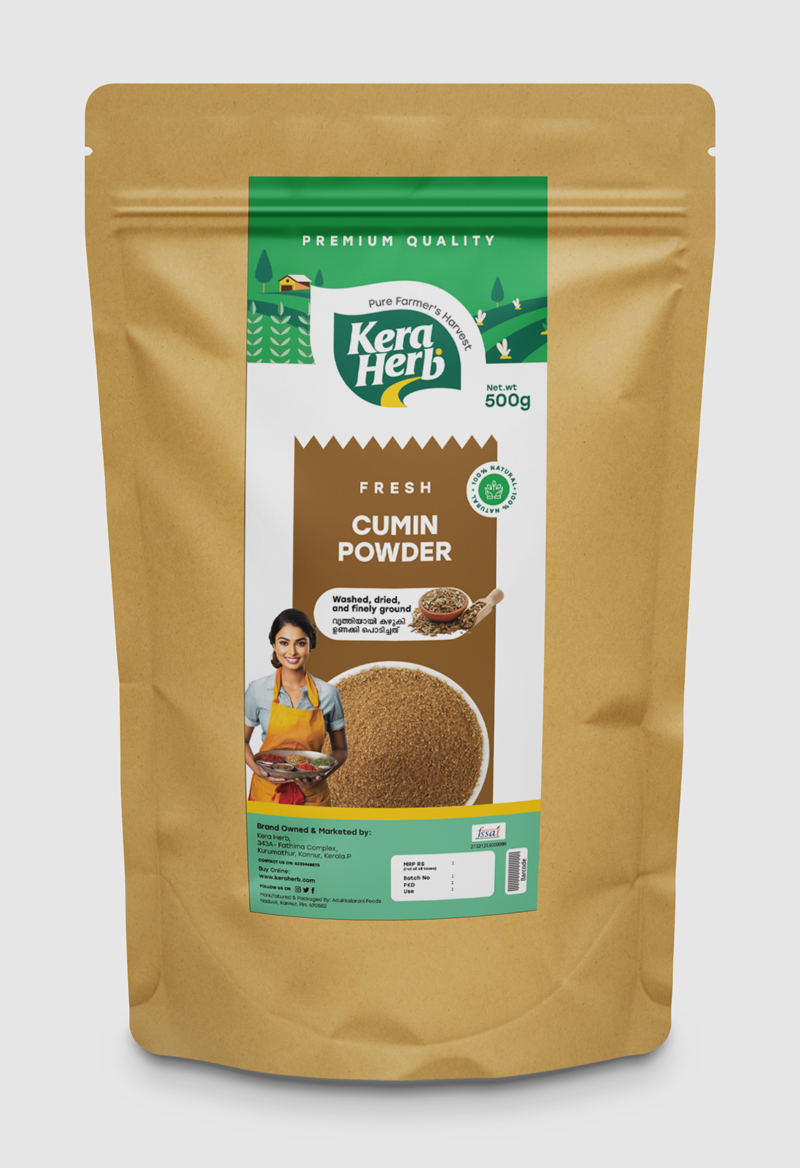 Fresh Cumin Powder - Washed, Dried and Finely Ground for Maximum Freshness