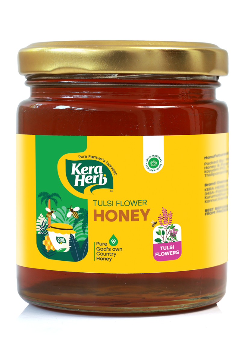 Natural Tulsi Honey - 100% Pure and Rich in Antioxidants